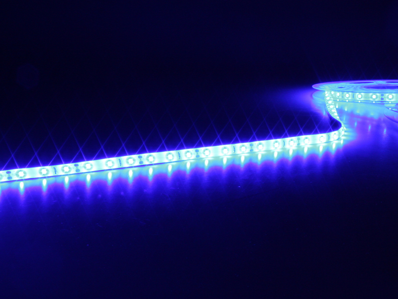 Ruban à LED Autocollant Bleu - IP65 - 300 LEDs 2835 par Rouleau - 5 m -  MJ-B2835FS30-F12W08