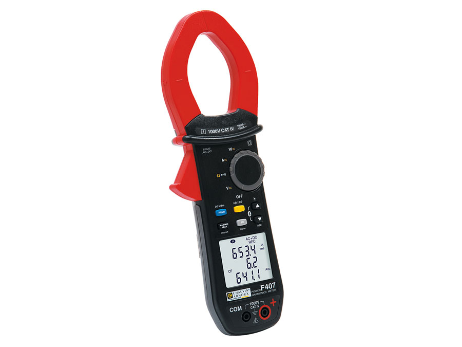 Chauvin Arnoux F407 - Digital-Clamp Meter - Wattmeter - P01120947