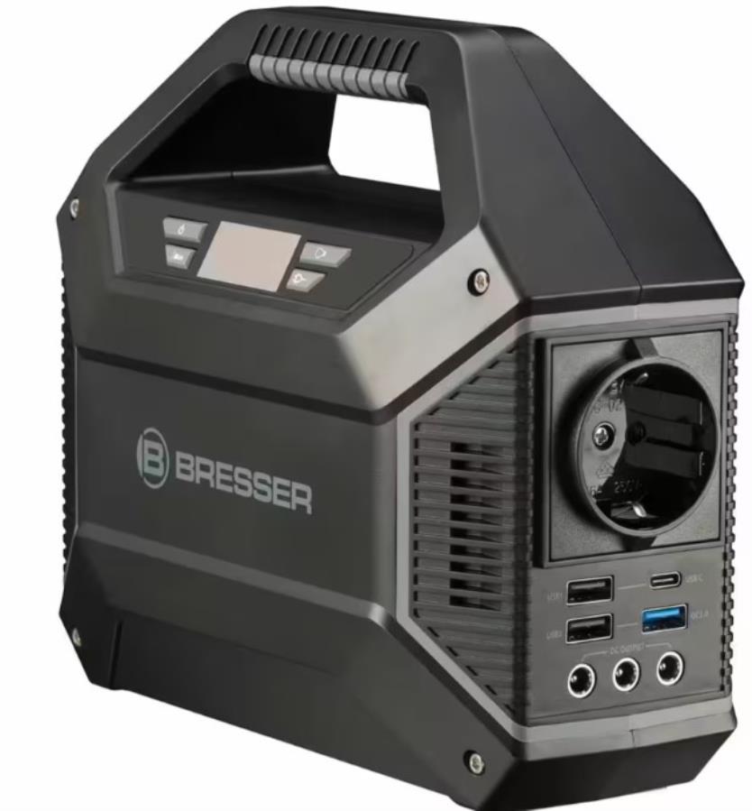 Bresser 155 Wh - Portable power station with LiFeP04 batteries - 100 W - 155 Wh - 3810000