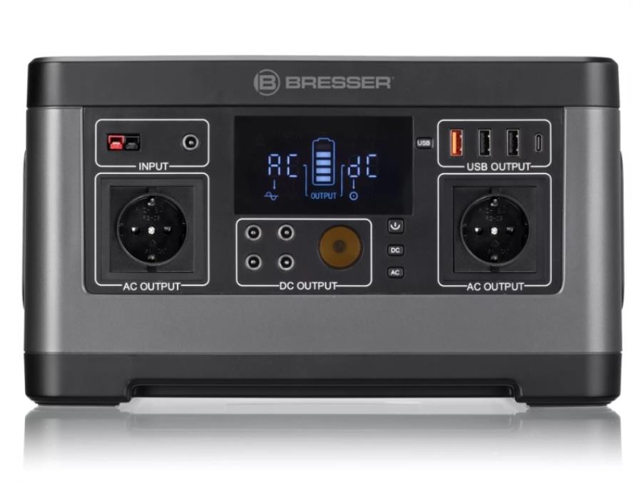 Bresser 500 W - Portable power station with LiFeP04 batteries - 500 W - 520Wh - 3810020