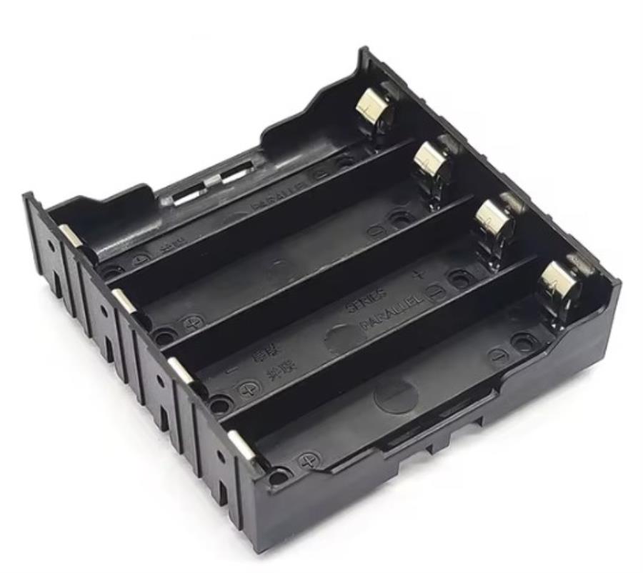 Battery Holder for 4 x 18650 Batteries - for PCB