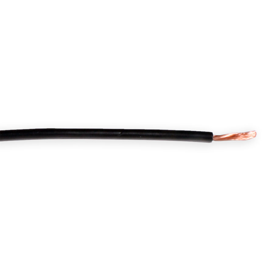 Stäubli FLEXI-E 0,50 - Unipolar Multifilament Cable Very Flexible PVC 0.50 mm² - Black - 60.7004-10021