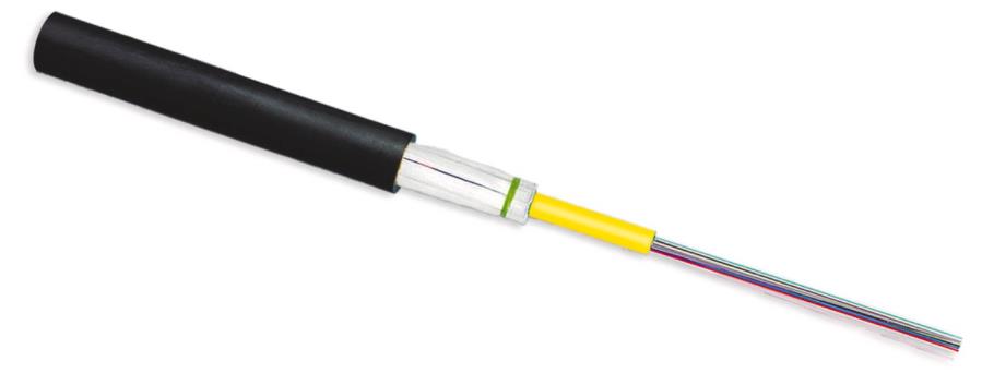 Corning 12F E9/125 SMF28e+ - Single-mode optical fiber 12 Fibers - Central tube for exterior and dielectric shielding - 1000 m - 012EEG-13122A20