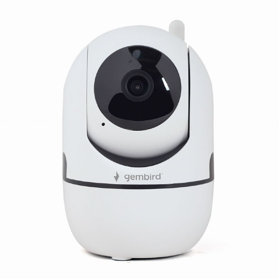 Gembird TSL-CAM-WRHD-02 - Cámara IP Wifi Rotativa Inteligente 1080p, microSD