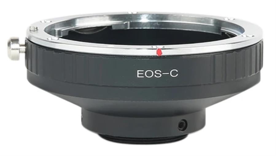 Anillo adaptador montaje C para Canon EOS