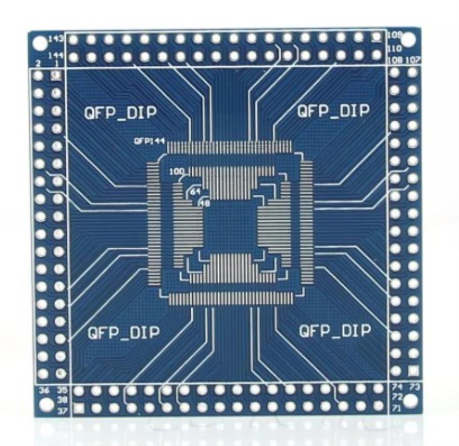 QFP/TQFP/LQFP 32/44/48/64/100/144 pin to DIP adapter