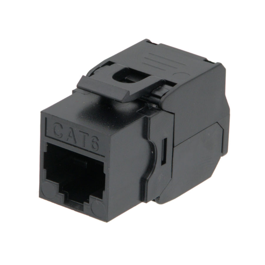 Conector RJ45 Hembra Cat6 para Encastre y Conexión sin Herramientas, Tipo Keystone 8P8C