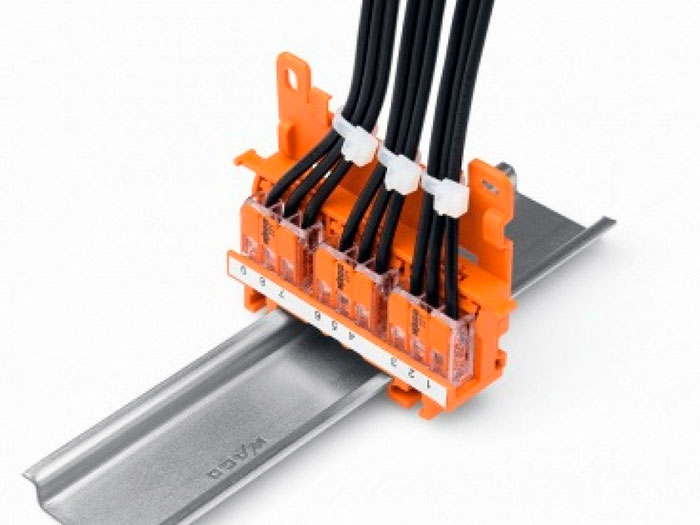 10pcs DIN Rail Mounts for Wago 221 Connectors 3D Printed 