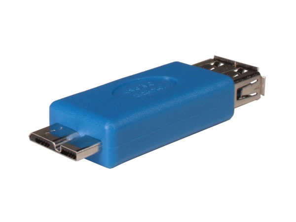 Adaptateur USB 3.0 vers USB 2.0 (Micro USB AB Femme à Femme B) - Cablematic