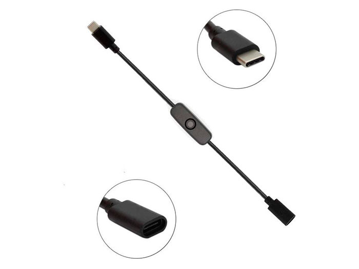 Câble d'extension USB C avec interrupteur marche/arrêt, parfait pour la  charge et le transfert de données sur tout appareil de type C - AliExpress