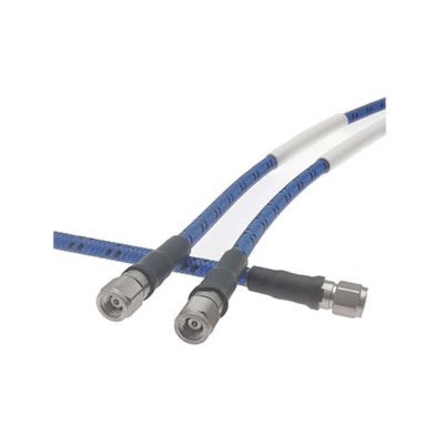 RF ONE PL140-1M1M-1M-A - Armored cable with PL140 male to 2 x 1.00 mm male connectors - 110 GHz