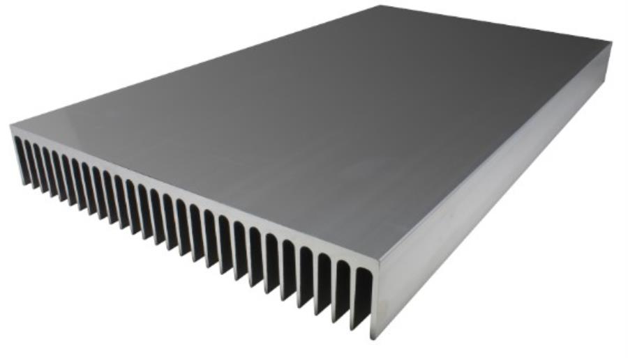 Heatsink for LED/PCB 440 x 250 mm - H: 40 mm