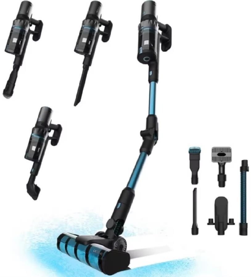Cecotec Conga Rockstar 3500 Storm Flex Animal - Bagless Battery-Powered Broom Vacuum Cleaner with Parallel Cyclone