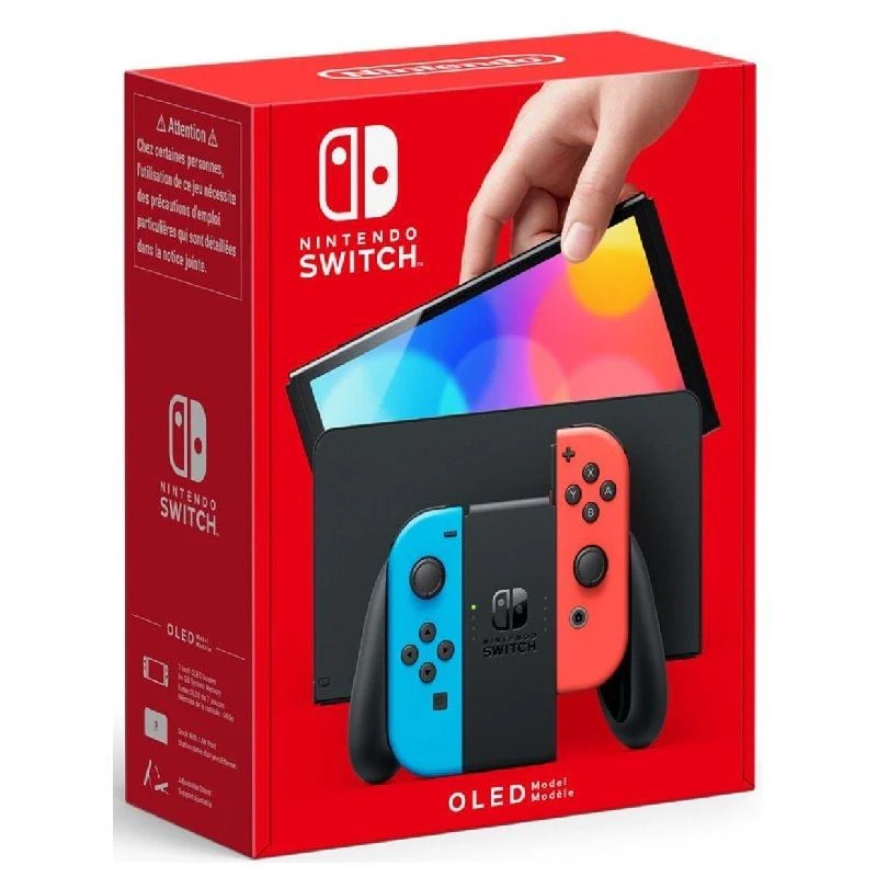 Nintendo Switch – OLED (Azul neón/Rojo neón) - Game console