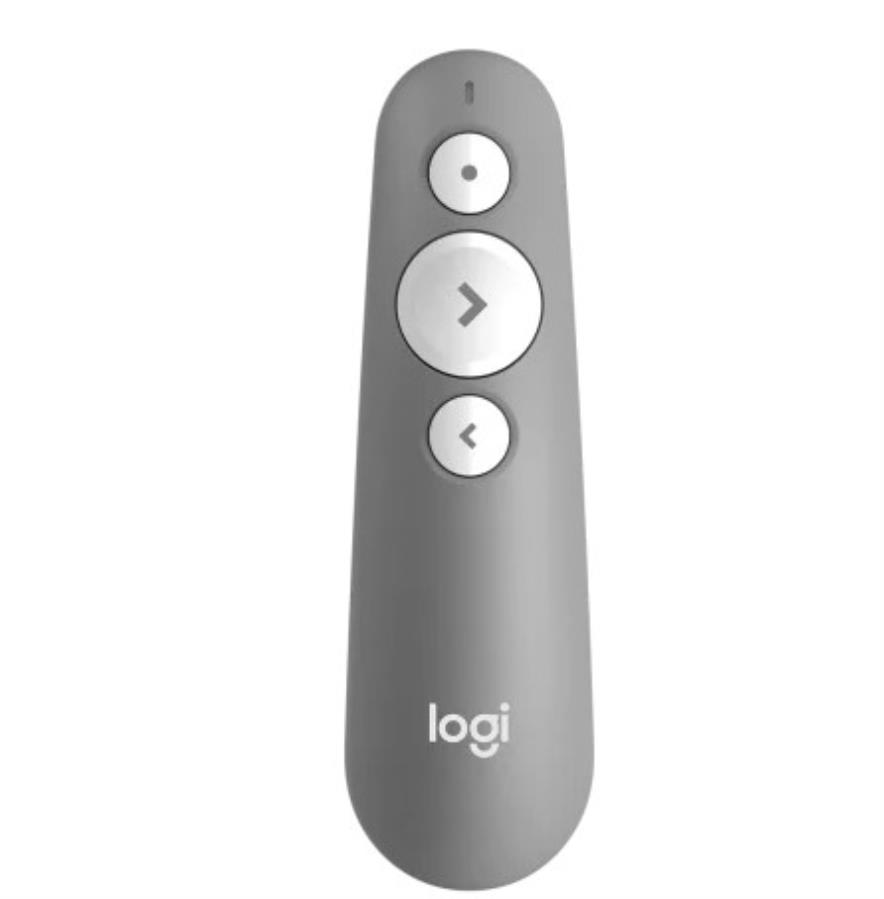 Logitech R500S - Bluetooth/RF Laser Pointer 20 m - Gray - 910-006520