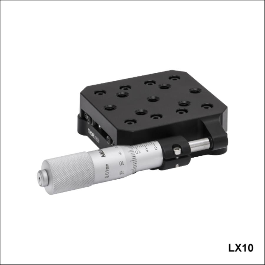 Thorlabs LX10/M - Plataforma de traslación - 1 Eje de 25 mm y rosca de 1/4”