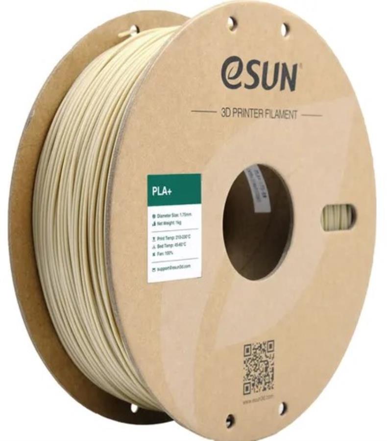 eSUN ‎PLA+175BW1KG-RE - PLA+ Filament - 1.75 mm - Bone White - 1 Kg