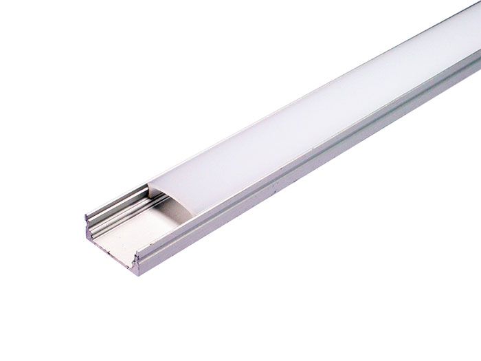 Cache pour LED exclusivement - Pour profilé en aluminium E45 - Opale -  Semi-transparent - Transparent, Abdeckung (Semi) 2m : : Luminaires  et Éclairage
