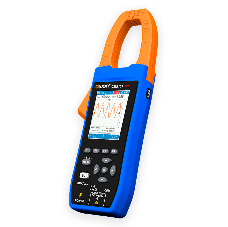 Owon CMS101 - Clamp Meter with Oscilloscope - True RMS - Datalogger