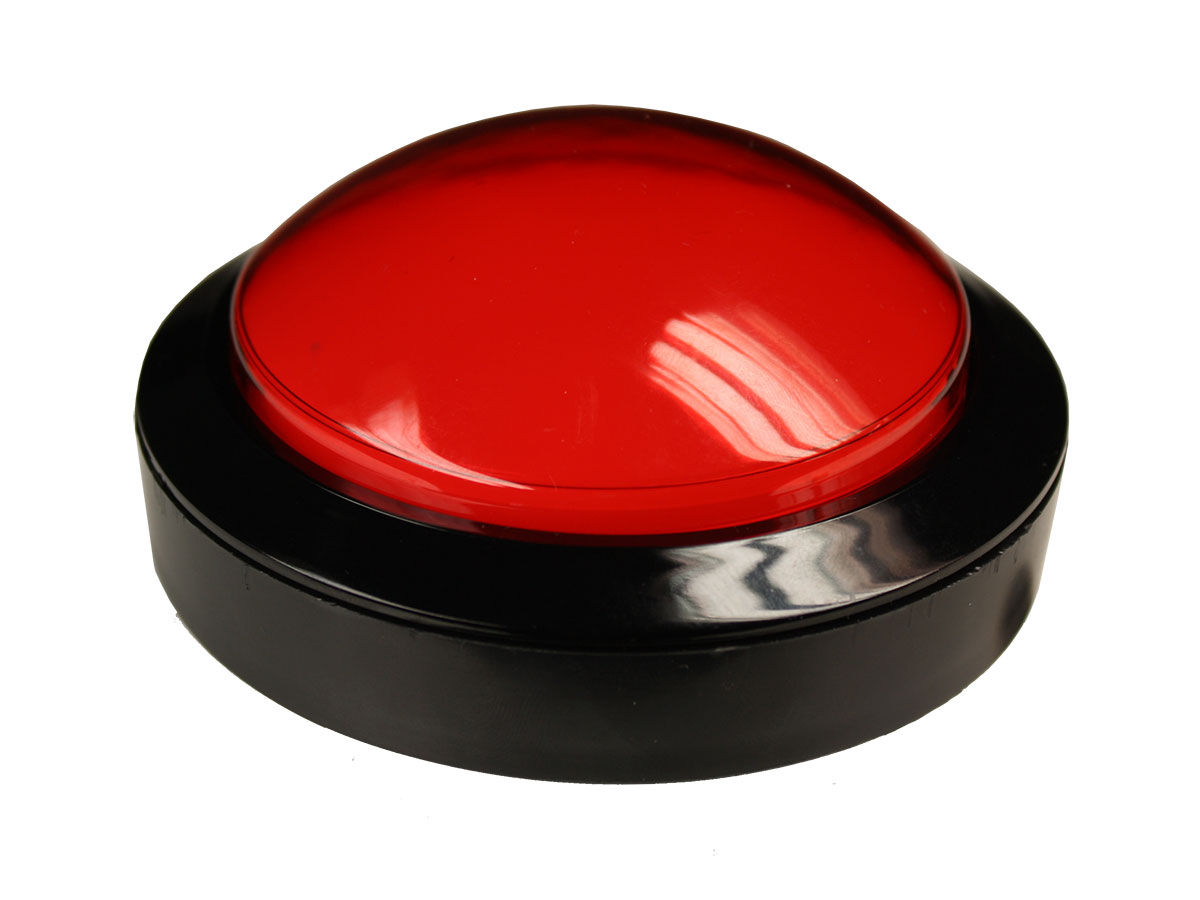Big Dome Pushbutton - Red