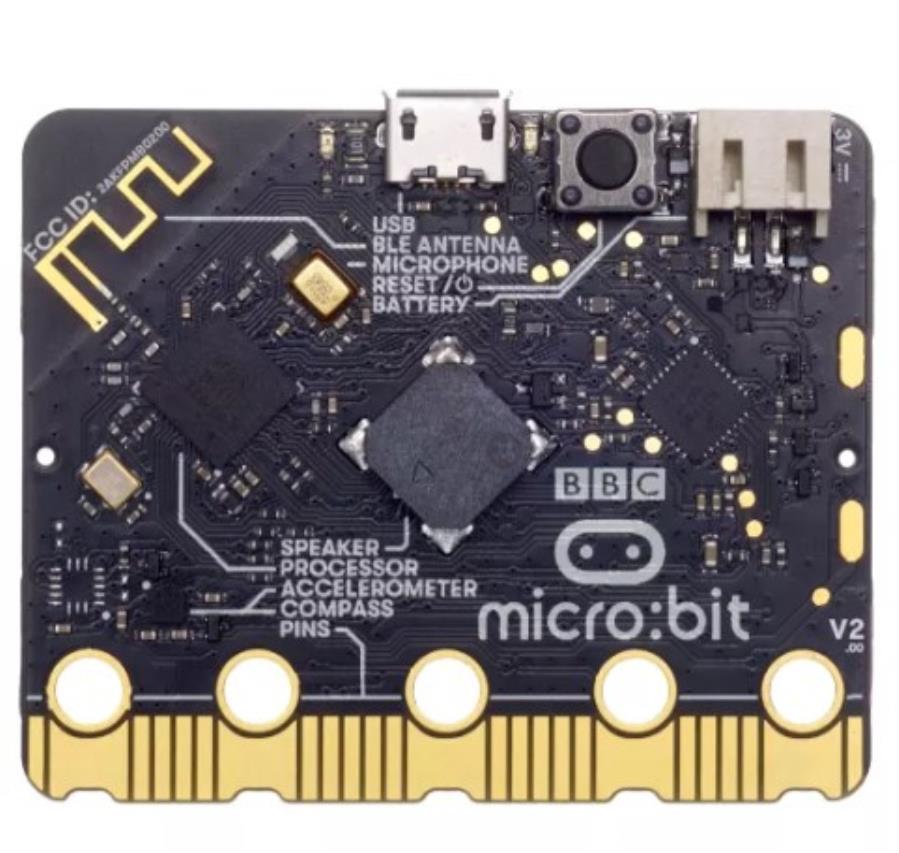 Micro:bit Educational Foundat. Microbit BBC V2 - Tarjeta programable destinada a la educación - No incluye cable USB ni soporte de batería