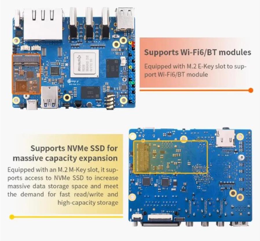 Orange Pi 5 Plus WiFi6 BT5.2 Module • Make Electronics