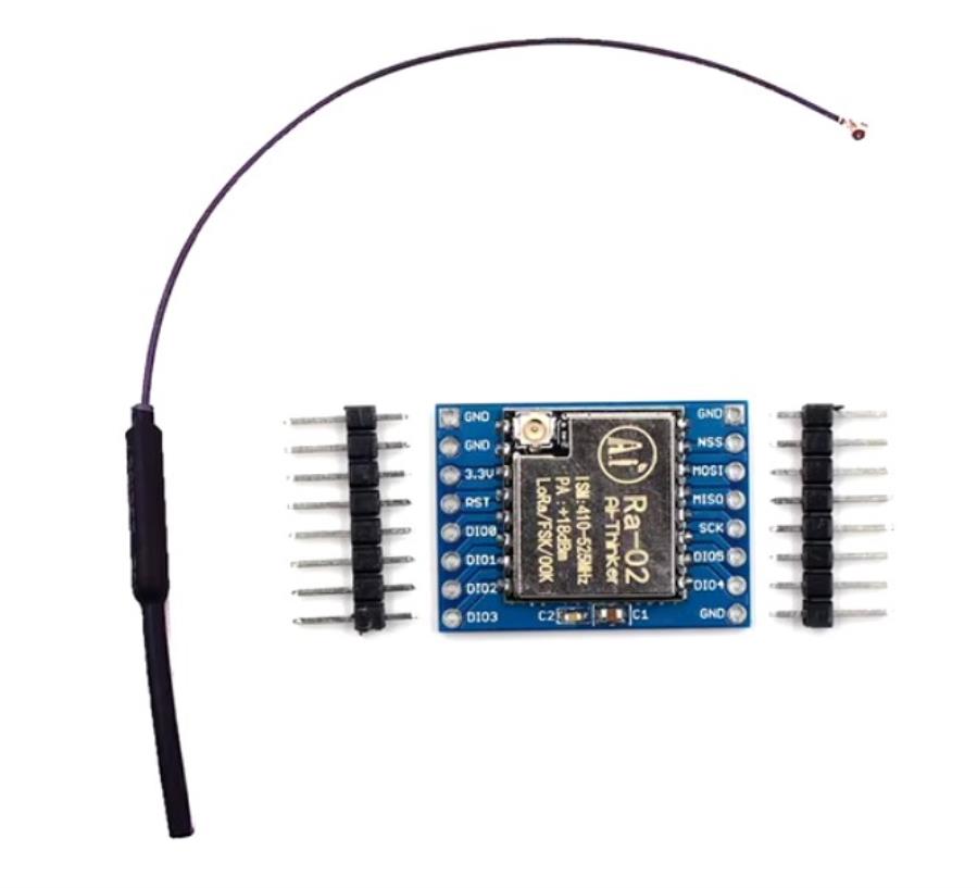 Módulo LoRa Ra-02 SX1278 de 433 Mhz - Antena IPX 2,4G - 10 Km