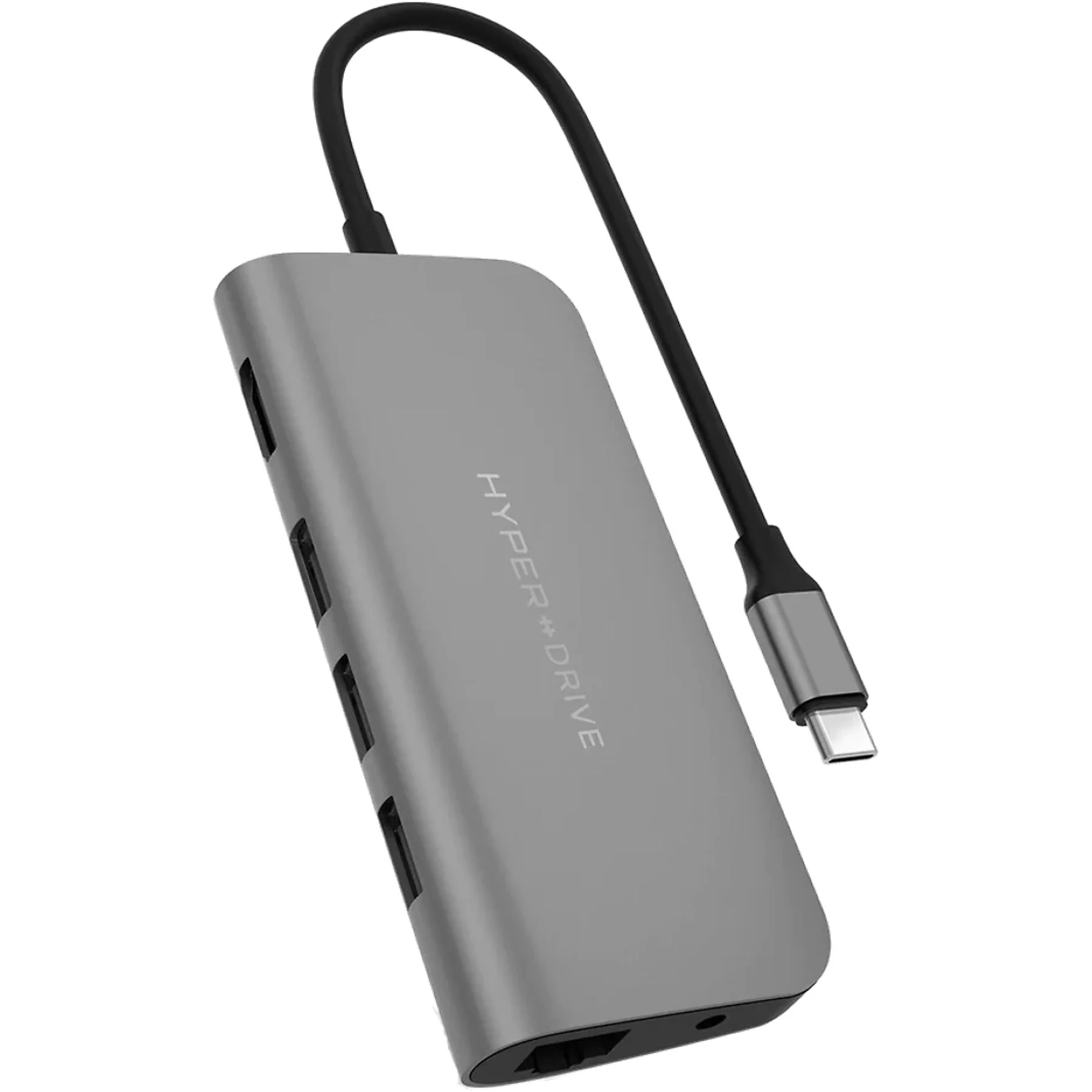 Targus Hyper HD30F-GRAY - Hub USB-C de 9 portas de 3,2 geração para MacBook, Chromebook e PC