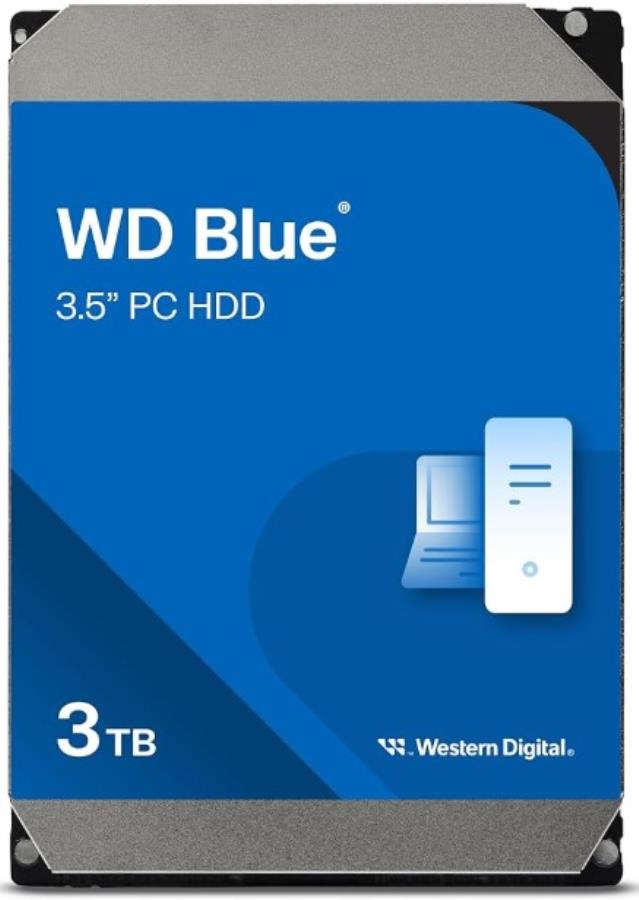 Western Digital WD Blue 3.5-Inch PC HDD - Disco 3TB HDD 3.5” SATA 5400 rpm - WD30EZAZ