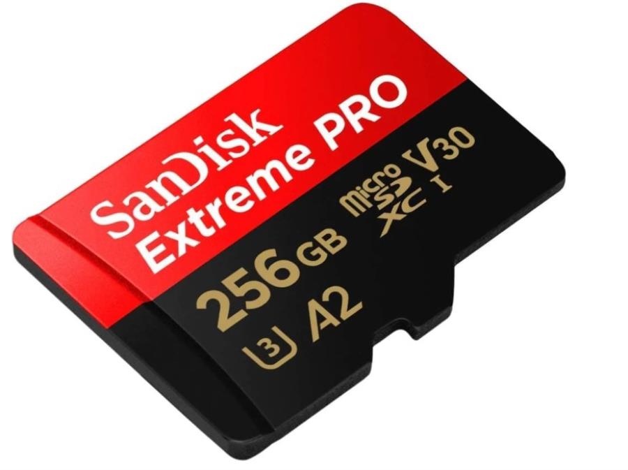 SanDisk Extreme PRO 256GB - microSDXC memory card 256 GBytes + SD Adapter + RescuePro Deluxe - ‎SDSQXCZ-256G-GN6MA