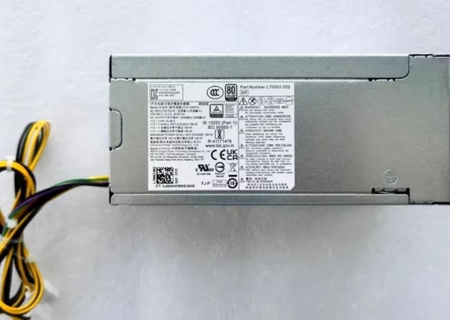 L70042-002 - Fonte de alimentação compatível para HP ProDesk 280 Pro G3 G4 G5 G6 MT - 180 W