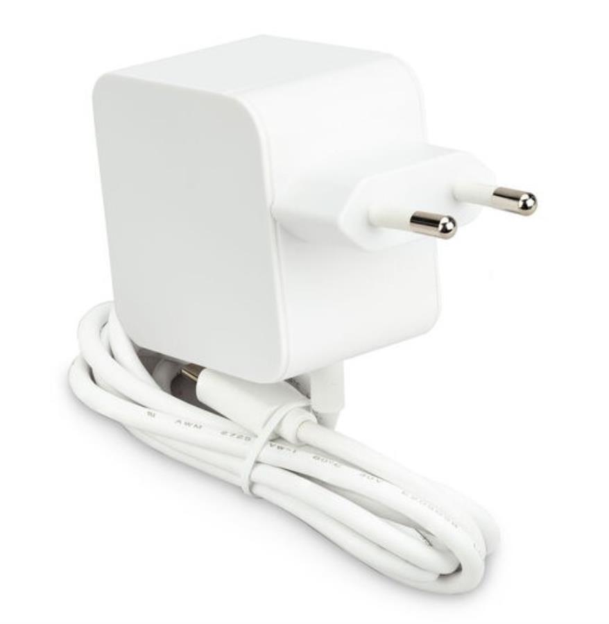 Raspberry Pi SC1407 - Alimentação comutada de parede para USB-C - 5 A - 27 W - Branco