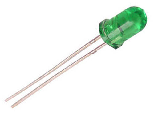 LED Diode 5 mm - Diffused Green